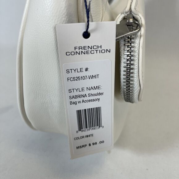 French Connection - New With Tags Purse - Sabrina shoulder Bag With Accessory - Picture 5 of 9